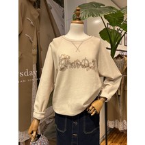 써스데이아일랜드 루즈핏 스웻셔츠(T216MST135W)(1270805)