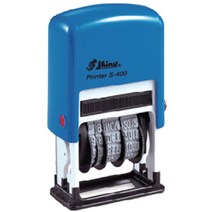 샤니 만년일부인 스탬프 S-400 4mm, 혼합 색상