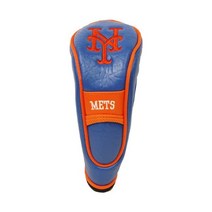 108758 팀 골프 MLB 하이브리드 클럽 헤드커버 후크 앤 루프 클로저 추가 보호를 위해 안감 처리된 벨루어, 뉴욕 메츠
