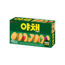 롯데 야채크래커 249g 쫀듯한 바삭한 수제쿠키 사무실간식, 8개