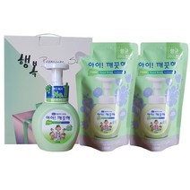 [NATURE] 아이깨끗해 청포도3종세트바디 워시 용품 케어 선물 N T : 245A4B+954, NATURE 쿠팡 1