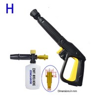 세차 펌프 건 고압 와셔 건 스프레이 제트 랜스 터보 피스톨 포함 Karcher K-시리즈, 08 Water Gun Foam Lance