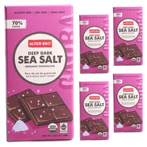 얼터에코 초콜릿 딥 다크 씨 솔트 글루텐 프리, 80g, 5개