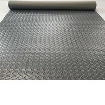 PVC 바닥 미끄럼방지 고무판 공장 방진 패드 절연매트, 그레이 -폭 1m x 한롤 15m