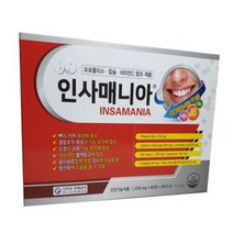 인사매니아 60정 플라보노이드 잇몸 프로폴리스 치아건강 칼슘, 1개