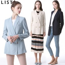 리스트 리스트 린넨 블렌드 재킷