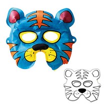 컬러룬 그리기 풍선 마스크 호랑이, 30개