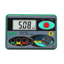 Zeyuan 디지털 접지 저항 측정기 전압 범위 0-30V LCD 디스플레이 전압계, 15cmx10cmx7cm, 다중, 플라스틱, 1개