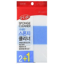 롯데이라이프 우레탄 스펀지클리너 3매입, 상세페이지 참조