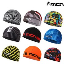 MCN 빠른땀흡수 메쉬 스컬캡 자전거모자 25종 모음, 13 카모 레드