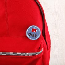 디자인아지트 주문제작 자수와펜 쪼꼬미4040, 1개, 8_애벌레-원형핀