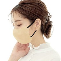 일본 CICIBELLA 여성용 3D 입체 마스크 20장, 샌드베이지, 개