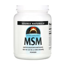 소스내추럴스 MSM 엠에스엠 파우더 식이유황 가루 1000g