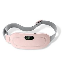 온열 마사지 매트 충전식 여성 난방 패드 스마트 궁전 벨트 허리 경련 진동 복부 마사지기 전기 B, No box pink