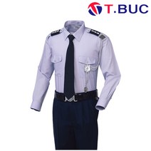 사계절 경비복 상의 긴팔 경비복-06 퍼플 M~4XL 셔츠 경비 복 카라 봄 여름 빅사이즈 티뷰크, 1개