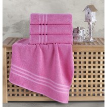 Hammam Linen 옐로 핸드 타월 4팩 정품보장, 27 in X 54 in Towel, Pink