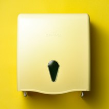 센트라 점보롤 디스펜서 5종 + 점보롤 화장지 1롤 세트, 옐로우 (1+1 행사특가)