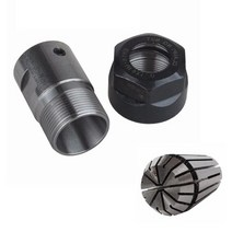 목공부품 1Pcs C20 Er16 32L 콜렛 척 모터 샤프트 연장 로드 스핀들 선반 도구 8Mm 클램프 1/8(3.175)Mm, 01 Black_01 M
