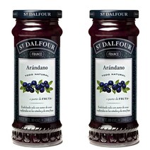 샹달프 과일잼, 2개, 와일드 블루베리(Wild Blueberry)
