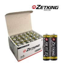 제트킹 AA 망간 건전지 R6 1.5V 24알 정박스, 단품