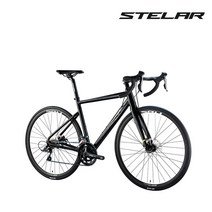 2023 스텔라 노비스1 시마노 클라리스 로드 자전거, 500 매트블랙, 미조립