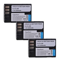 호환제품 D-Li90 D 리튬 이온 배터리 PENTAX 645 K-1 K-3 K-5 K-5IIs K-7 II 2, 03 3 batteries