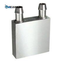 커스텀수냉 pc 쿨러 게이밍 높은 품질 40x40mm 알루미늄 물 액체 쿨러 40mm 미니 실버 냉각 블록 히트 싱크, 01 은