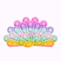 말랑이 당근 조개 바나나 딸기 만들기 미니 쨈볼 세트 풍선 부는 오리 공기 음악 41, 【피콕】마카롱 1팩, 한 사이즈