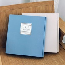 부모님선물 아날로그 사진 양장앨범 유치원 100일 폴라로이드 졸업, 블루