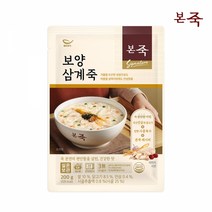 본죽 파우치형 보양삼계죽, 200g, 4개