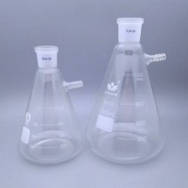 힙플라스크 스탠물병 실험실 유리 진공 여과 흡입 플라스크 50ml ~ 2000ml 연삭 입이 있는 필터 병 1 개, [08] 500ml caliber24, 08 500ml caliber24