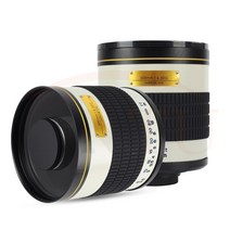 500mm f6.3 MF 망원 미러 렌즈 2x 텔레컨버터 1000mm니콘 캐논 소니 DSLR 카메라 및 매크로 43 미러리스 용, Fuji, 02 Olympus