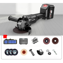 충전 그라인더 무선 핸드 그라인더 전기 샌딩기 TY0035, 본체+배터리2개 세트