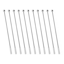 리브문 스텐 심플 실버 머들러 (19cm) 10개, 1세트