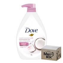 도브 코코넛 바디워시 (1000ml) + 미니도브, 1ea, 1L