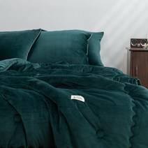 말랑몰랑 찹쌀떡촉감 무겁지않은 극세사 이불세트 (SS Q K)