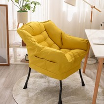 암체어 안락 수유 휴식 거실 안락의자 모유수유 소파, 레드(코튼 린넨)