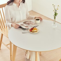 이노센트 엔젤라 1100 원형 HPM 식탁 i100598, 내추럴
