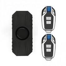 자전거벨 따릉이 차임벨 크락션 무선 원격 제어 진동 알람 방수 자전거 오토바이 전기 자동차 보안 안티 분실 알림 경고 센서, 2 컨트롤