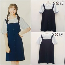 [소이주니어]논현점 22년여름신상 ** 면소재 편해요 ~ 스트라이프 뷔스티에 원피스