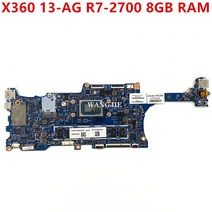 라이젠 2700 3700 5600 xHP Envy X360 13AG 노트북 마더 보드 L26110601 448.0EC05.0021 178852 메인 R7270, 한개옵션0