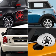 [카르쉐] 캐스퍼 튜닝 스티커 별 데칼 스티커 레이 모닝 BMW미니 본넷 휀다 주유구 꾸미기스티커, 10x10cm(2P), 별스티커 펄블루