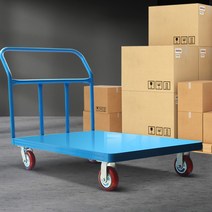 국산 철 대차 업소용 운반대차 대형 90x60cm 카트 핸드카 운반기 구르마 L카, 철대차대