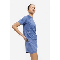 H&M 에이치앤엠 드라이 무브 더블 layered 러닝 쇼츠 숏 팬츠 반바지 헬스 스쿼트 126884