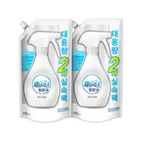 페브리즈 항균플러스 섬유탈취제 무향 리필, 2개, 640ml