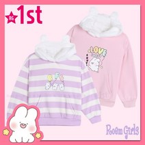 로엠걸즈 1st LOVE SWEET SHUYA 귀가 쫑긋 밍크융 보들보들 여아 후드티