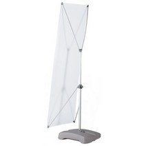 [배너 가격표] 뷰티 메뉴판 심플 배너 홍보 판촉물 디자인 맞춤 주문 제작 출력 600x1800, [추가옵션-단독구매불가] 실외용 단면 거치대(물통포함)