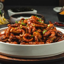 쭈꾸미볶음 밀키트 양념 캠핑 음식 집들이 요리 혼술 간편 안주 착한보부상점, 4팩, 500g, 보통맛
