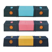 고무 PP 카스토퍼 주차장 주차방지턱 HA510 합성수지 (볼트별도), 5개, 분홍