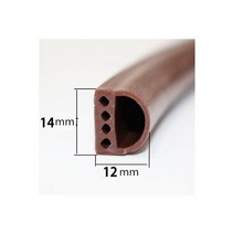 메인 입구 도어 씰 스트립 실리콘 개스킷 쿠션 화이트 그레이 브라운 갭, 6 M, 16